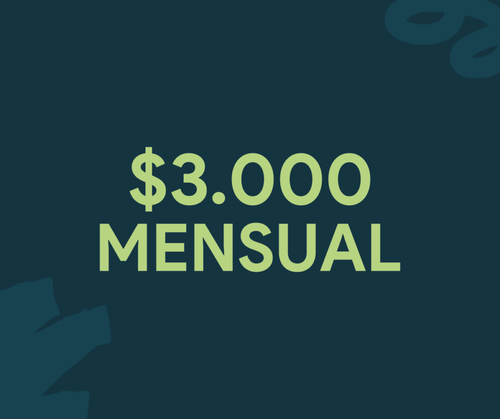 3000 MENSUAL